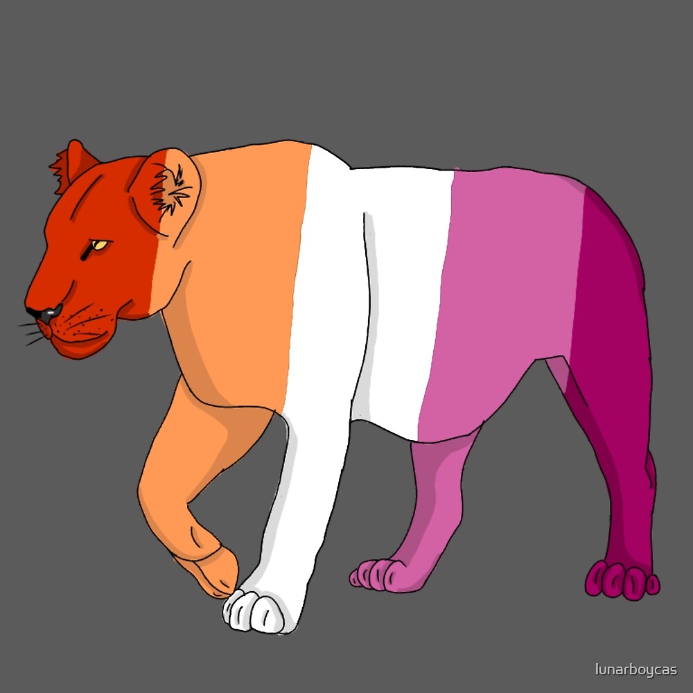 Pride Month Lesbian Lioness By Lunarboycas Redbubble 3146