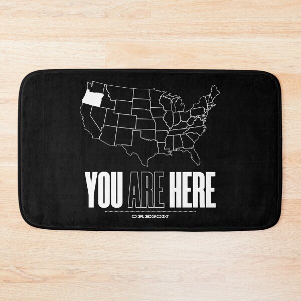 Item preview, You Are Here Oregon - United States of America Travel Souvenir designed and sold by BlueRockDesigns.