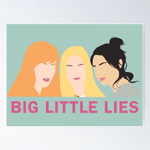 HBO BIG LITTLE LIES 11x17 POSTER SERIES w/ NICOLE KIDMAN & REESE WITHERSPOON