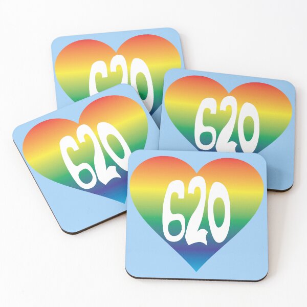 Item preview, Hand Drawn Kansas Pride Rainbow Heart 620 Area Code designed and sold by itsrturn.
