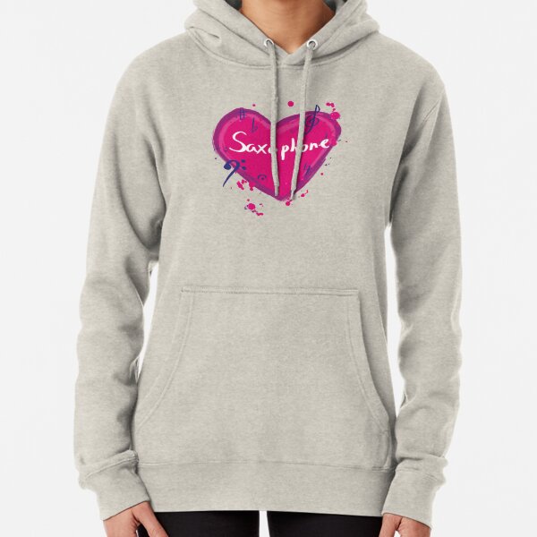Saxophone Love Pullover Hoodie