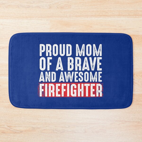 Item preview, Proud Mom of Brave and Awesome Firefighter Red Line  designed and sold by alenaz.