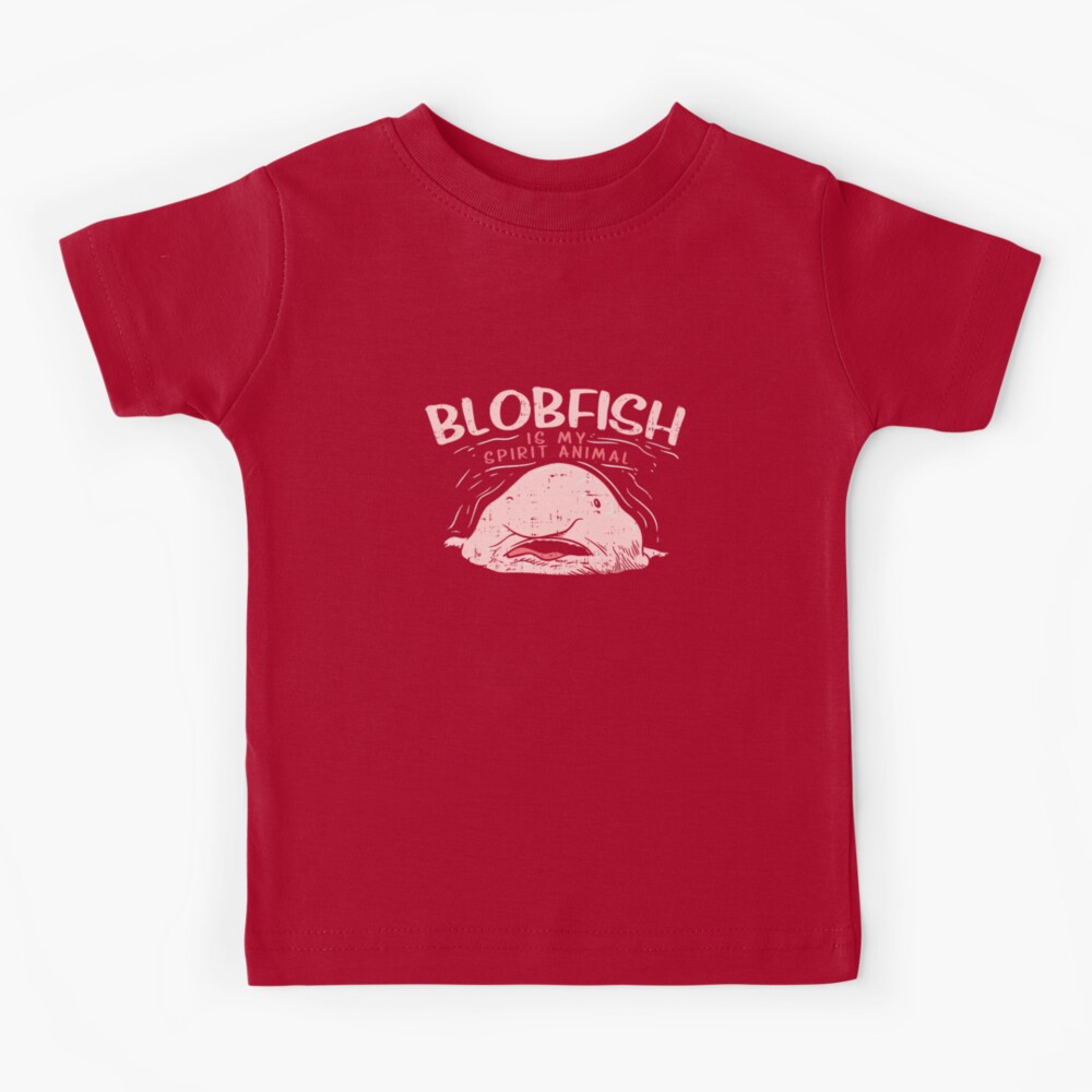 Blobfish Is My Spirit Animal - Funny Meme Ugly Fish Illustration Long  Sleeve T Shirt by Wobbel