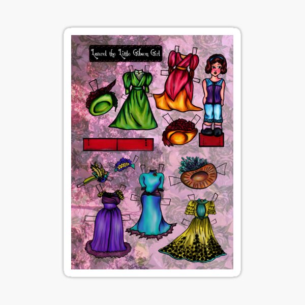 Item preview, Gibson Girl Paper Doll Pattern  designed and sold by kilmenyreade.