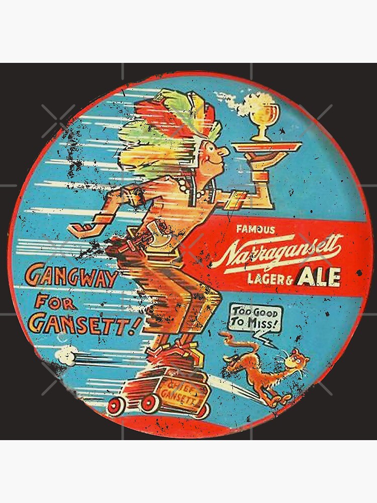 Narragansett Beer Indian by Retrorockit