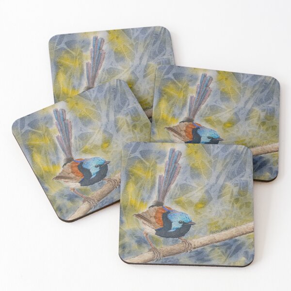 Item preview, The Variegated Fairywren Bounces Around In The Bushes. designed and sold by Anita Smedberg.