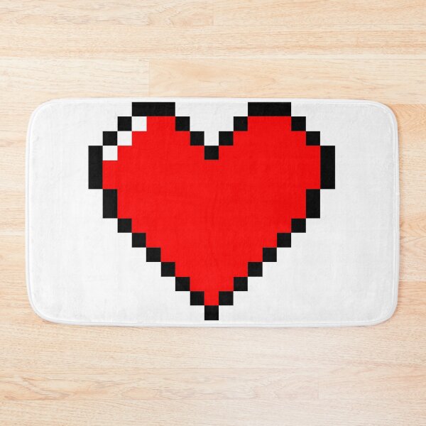 Item preview, Red pixel heart designed and sold by Anteia.