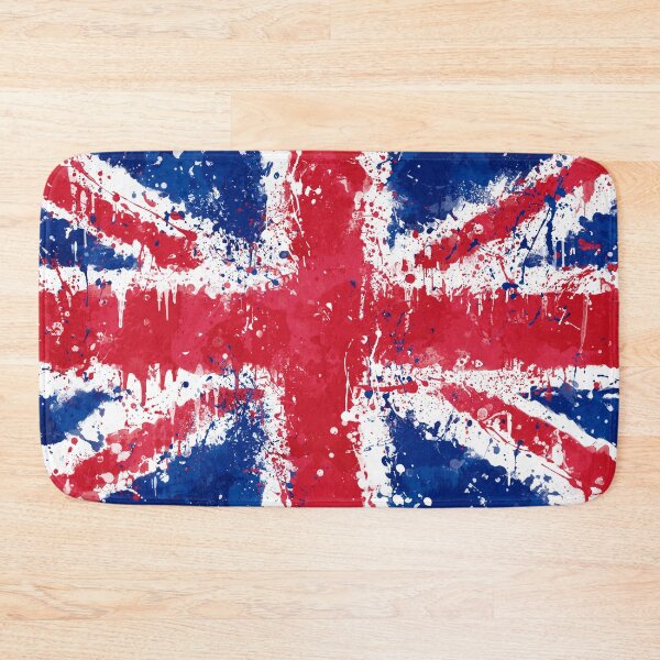 Item preview, UK Flag - Messy Action Painting designed and sold by GrizzlyGaz.