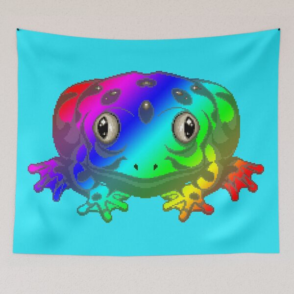 Item preview, Holographic Frog Squash sticker designed and sold by Nu Threads.
