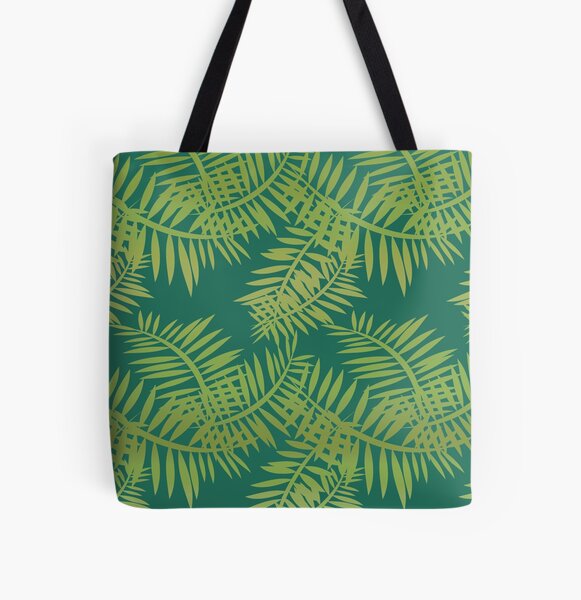 Fern leaves pattern design All Over Print Tote Bag