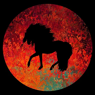 Artwork thumbnail, Stallion Fire by ColorfulCortex