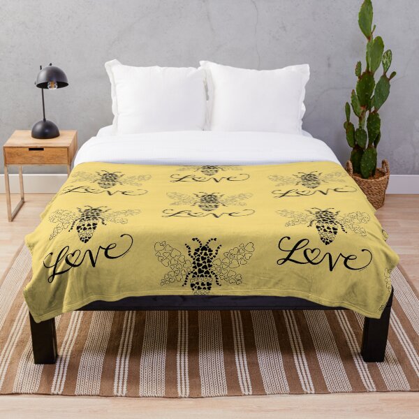 Aperçu de l'œuvre Abeille Amour Soyez Amour Cadeau Abebaine Végétarien Végétarien créée et vendue par DoubleBrush.
