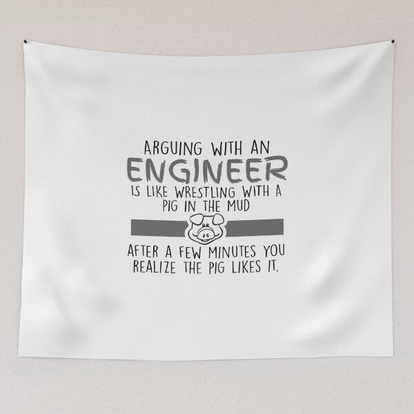 Item preview, Funny Engineer Arguing with an Engineer  designed and sold by eaglestyle.