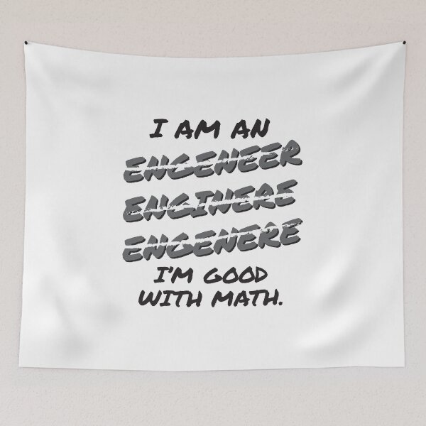 Item preview, Funny Engineer i am an Engeneer Enginere Engenere im good with math designed and sold by eaglestyle.