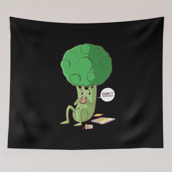 Item preview, Don’t Judge Me Broccoli - Funny Healthy Eating designed and sold by PrintPress.