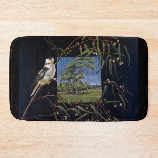 Merry Merry King - Oil Painting by Avril Thomas - Adelaide / South Australia Artist Bath Mat
