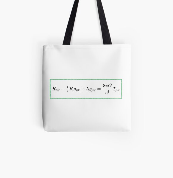 #General #Relativity - #Einstein Field #Equations (EFE; also Known as Einstein&#39;s Equations) All Over Print Tote Bag