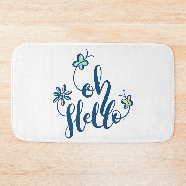 Item preview, Oh Hello, Love Flower Butterflies Happy Pretty Nature designed and sold by DoubleBrush.