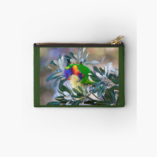 Item preview, Rainbow Lorikeet Feeding On Nectar designed and sold by Anita Smedberg.