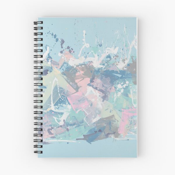 Item preview, Blue background pastel strokes designed and sold by colourclash.