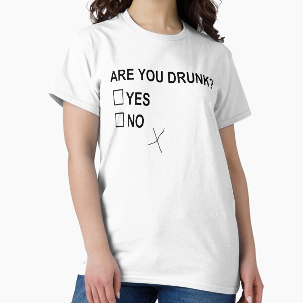 Item preview, Are You Drunk Yes No Checkbox Party Fun designed and sold by taiche.