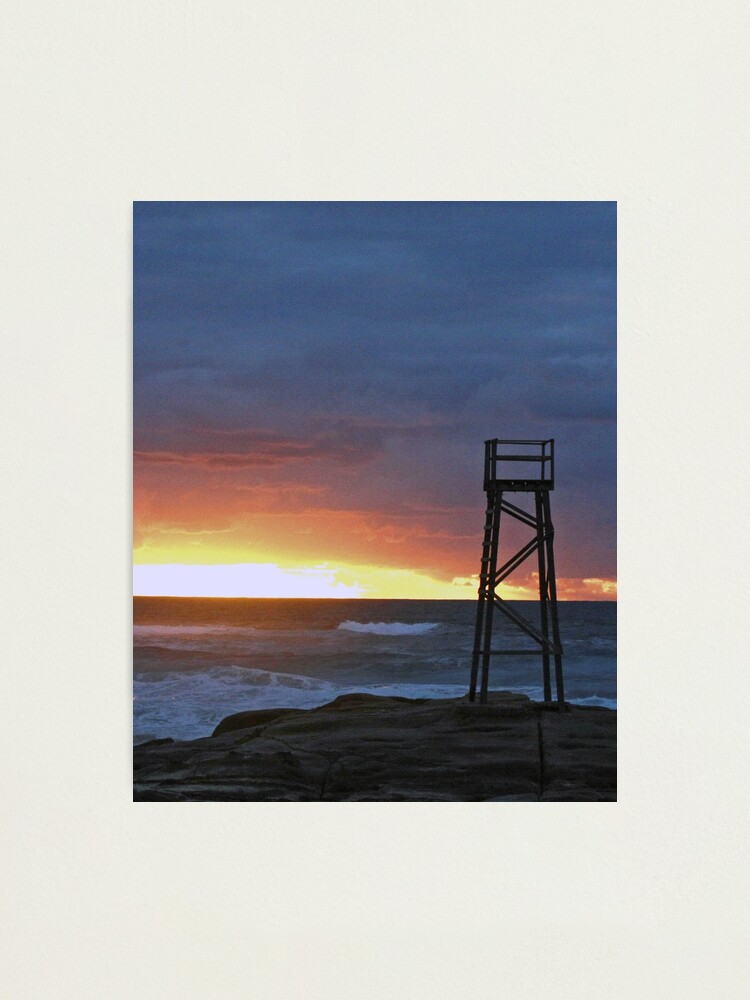 Alternate view of Sunrise at Redhead Beach - 3 Photographic Print