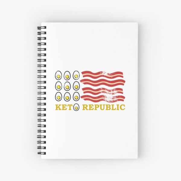 Item preview, KETO REPUBLIC EGGS AND BACON Sticker designed and sold by aydapadi.