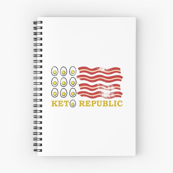 Item preview, KETO REPUBLIC EGGS AND BACON Sticker designed and sold by aydapadi.