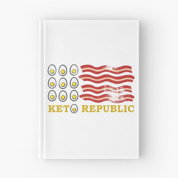 Item preview, KETO REPUBLIC EGGS AND BACON Sticker designed and sold by aydapadi.