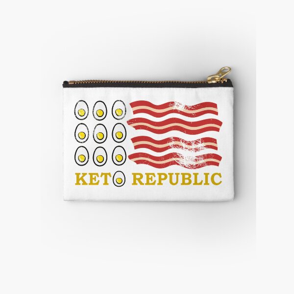 Item preview, KETO REPUBLIC EGGS AND BACON Sticker designed and sold by aydapadi.