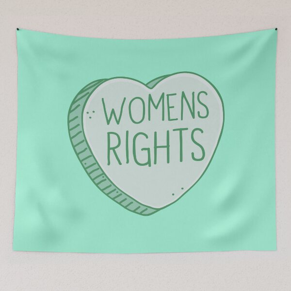 Item preview, womens rights in candy heart designed and sold by jazzydevil.