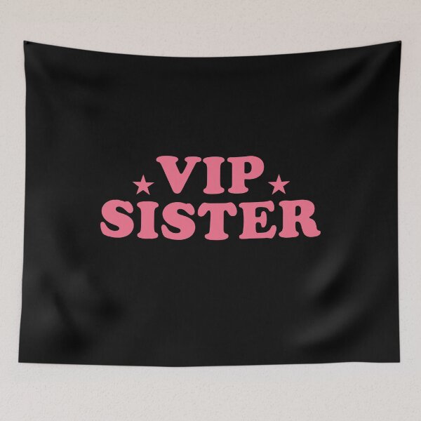 Item preview,  VIP SISTER in pink  funny kids shirt designed and sold by jazzydevil.