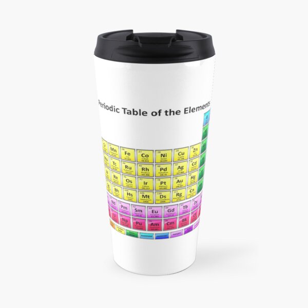 Mendeleev’s periodic table of the elements Travel Mug