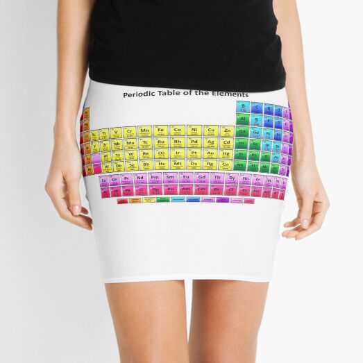 Mendeleev’s periodic table of the elements Mini Skirt