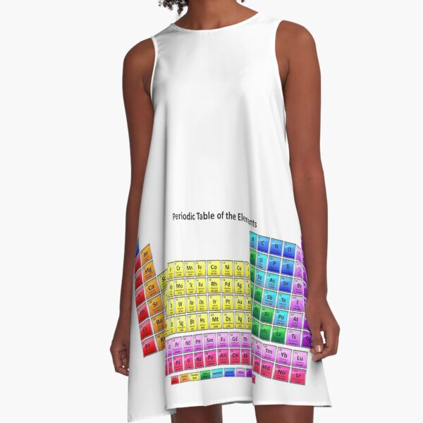 Mendeleev’s periodic table of the elements A-Line Dress