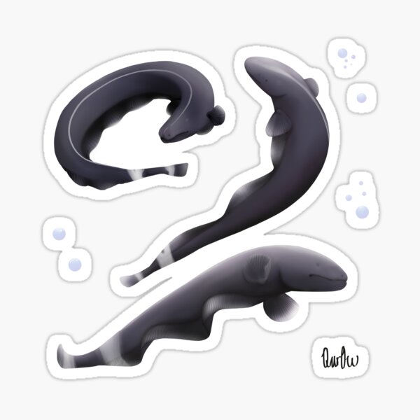 Ghost knife fish Sticker