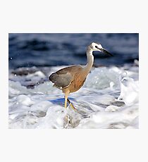 Caught by a wave Photographic Print
