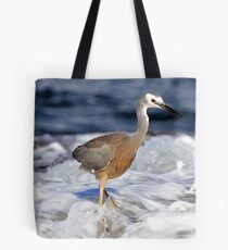 Caught by a wave Tote Bag