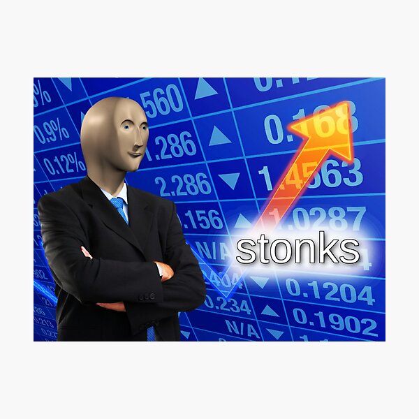 stonks Photographic Print