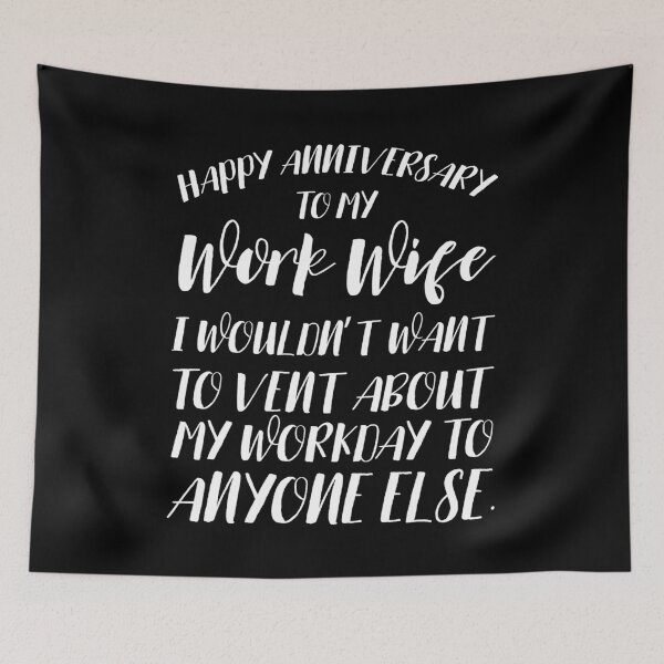 Item preview, Work Wife Happy Anniversary Appreciation From Husband Popular Gift designed and sold by PremiumDesignz.