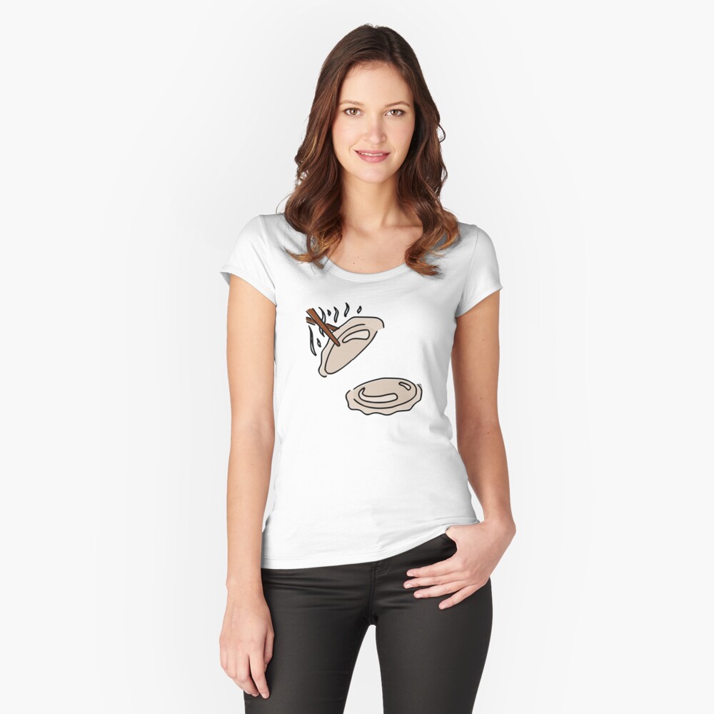 Item preview, Fitted Scoop T-Shirt designed and sold by atelierkota.