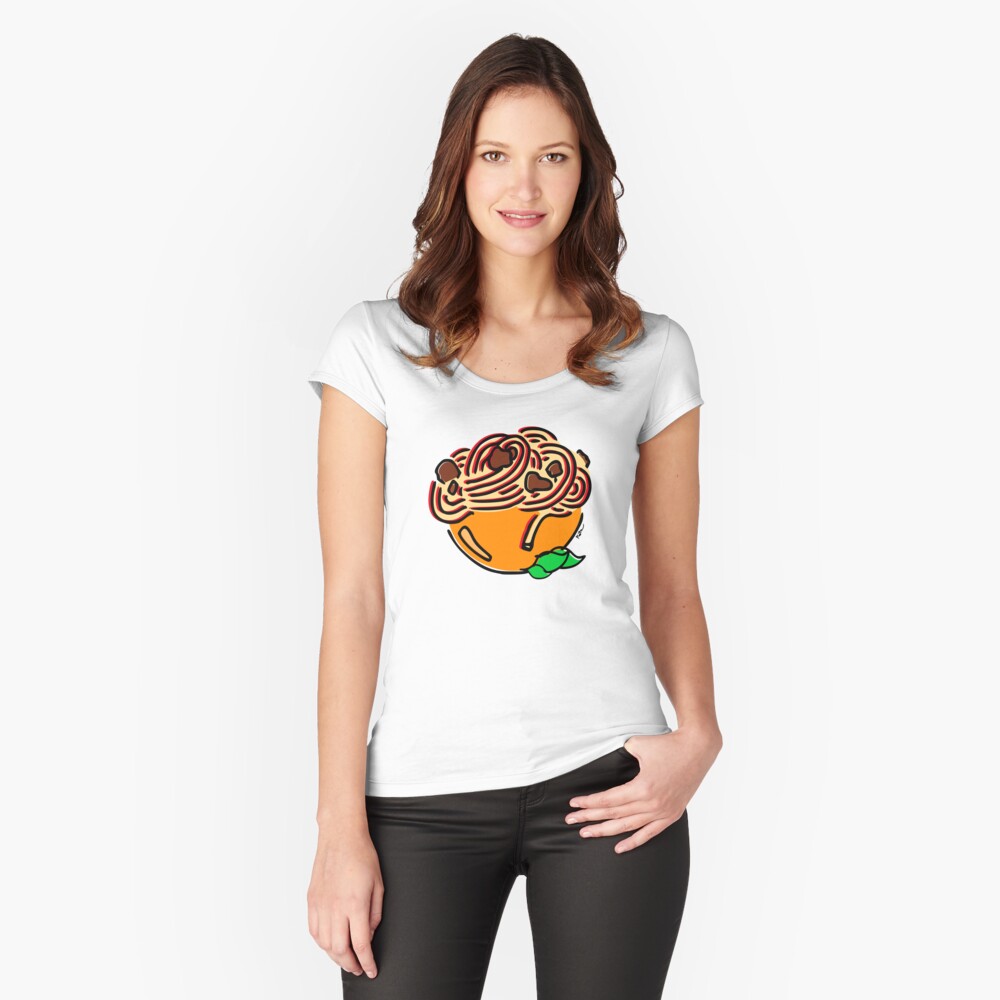 Item preview, Fitted Scoop T-Shirt designed and sold by atelierkota.