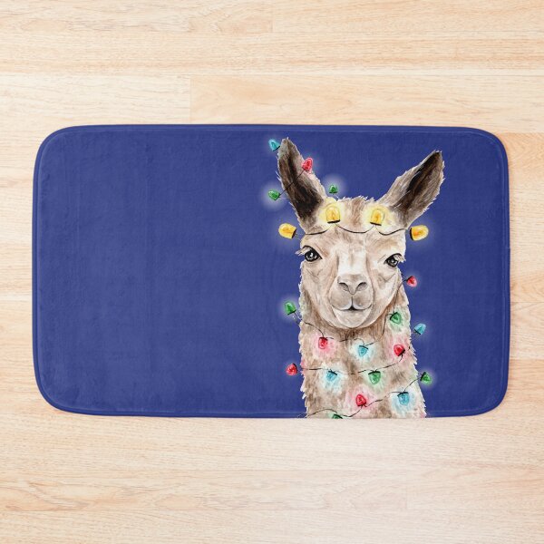Item preview, Llama with Fairy Lights - Watercolour Painting designed and sold by Pattokarts.