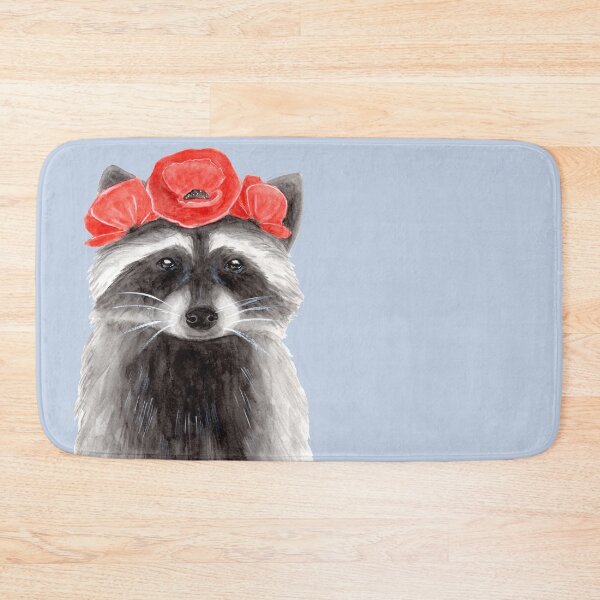 Item preview, Raccoon with Flowercrown - Watercolour Painting designed and sold by Pattokarts.
