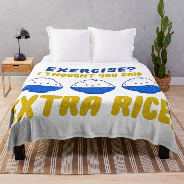 Item preview, EXERCISE EXTRA RICE Sticker designed and sold by aydapadi.