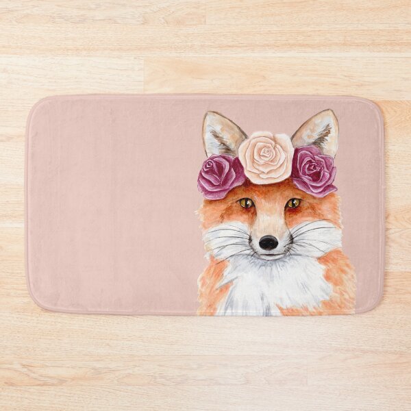 Item preview, Fox with Flowercrown - Watercolour Painting designed and sold by Pattokarts.