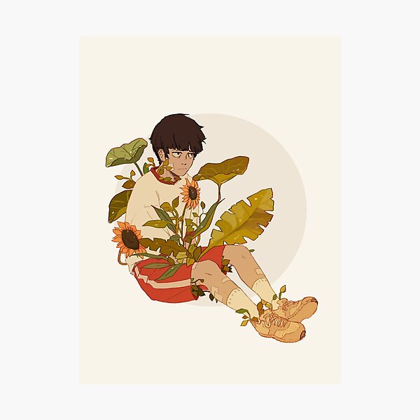 Mob Psycho plants Photographic Print
