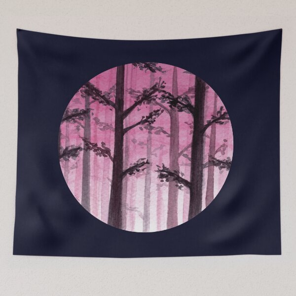 Item preview, Miss The Forest For The Trees - Watercolour Painting designed and sold by Pattokarts.