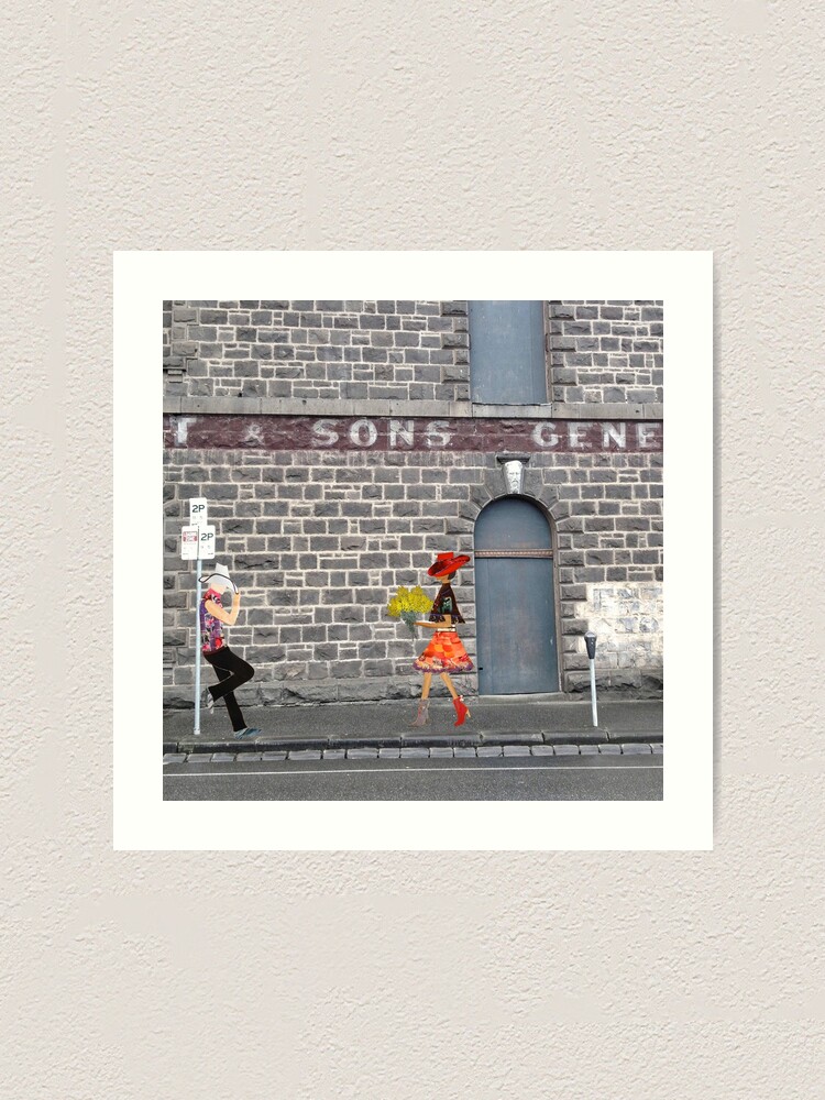 Alternate view of Love on Camp Street Art Print