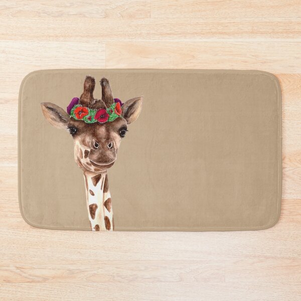 Item preview, Giraffe with Flowercrown - Watercolour Painting designed and sold by Pattokarts.
